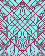 Geometric Contour Symmetry Design Rug