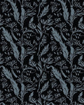 Botanical Flourish Dark Pattern Rug