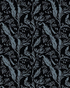 Botanical Flourish Dark Pattern Rug