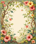 Tropical Floral Vines With Exotic Charm Rug