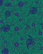Art Nouveau Floral Vines Rug