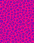 Bold Floral Leopard Pattern Rug