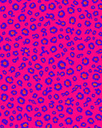 Bold Floral Leopard Pattern Rug