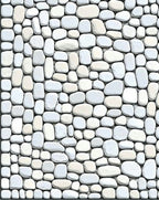 Natural Pebble Texture Pattern Rug