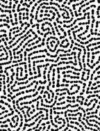 Abstract Curve Pattern With Dots Rug