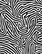 Bold Black White Abstract Stripes Rug