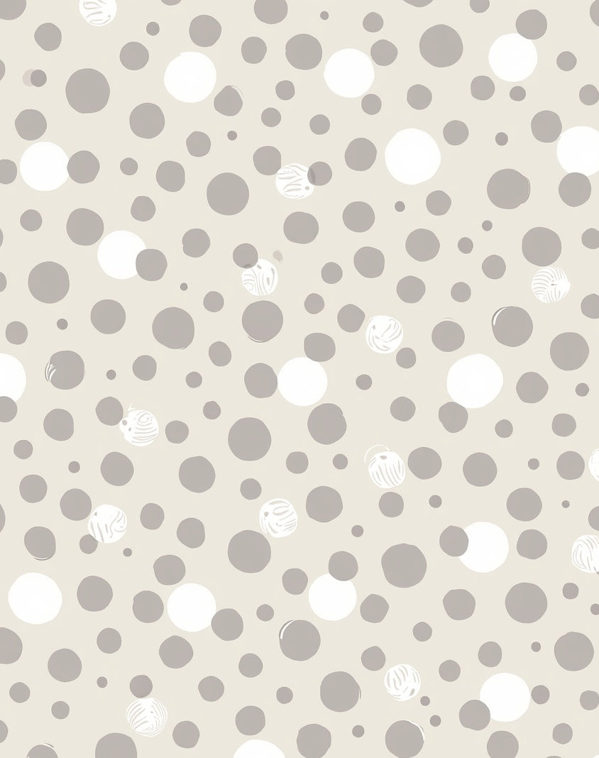 Playful Polka Dot Pattern Design Rug