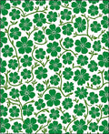 Elegant Green Floral Vine Design Rug