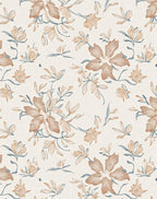Delicate Floral Botanical Sketch Rug