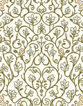 Vine Swirl Floral Pattern Rug