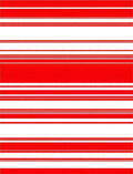 Bold Red White Stripe Pattern Rug