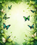Enchanted Garden Butterfly Design Rug
