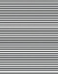 Thin Black White Striped Design Rug