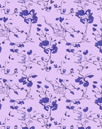 Delicate Floral Vines Pattern Rug