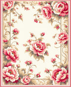 Grand Floral Swirls Design Rug