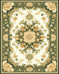 Grand Floral Medallion Border Rug