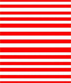 Bold Red White Stripe Pattern Rug