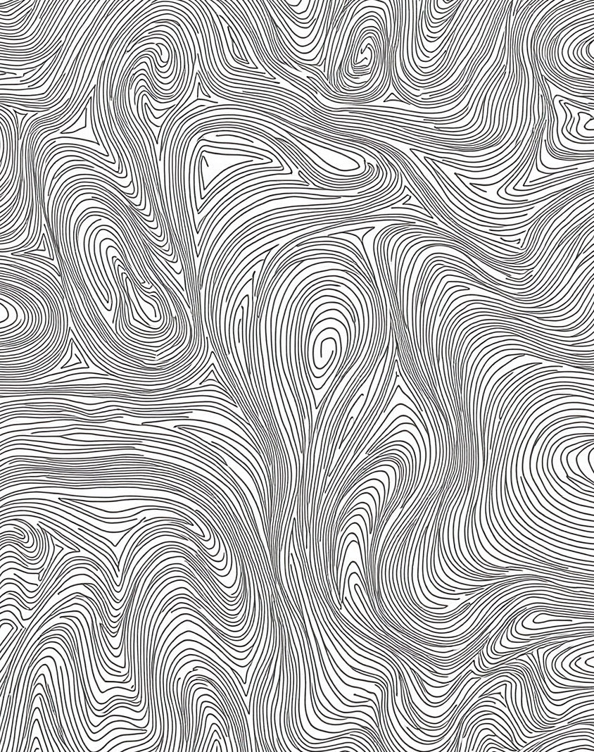 Monochromatic Swirl Pattern Design Rug
