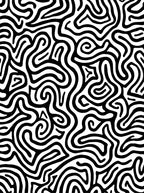 Monochromatic Abstract Labyrinth Rug