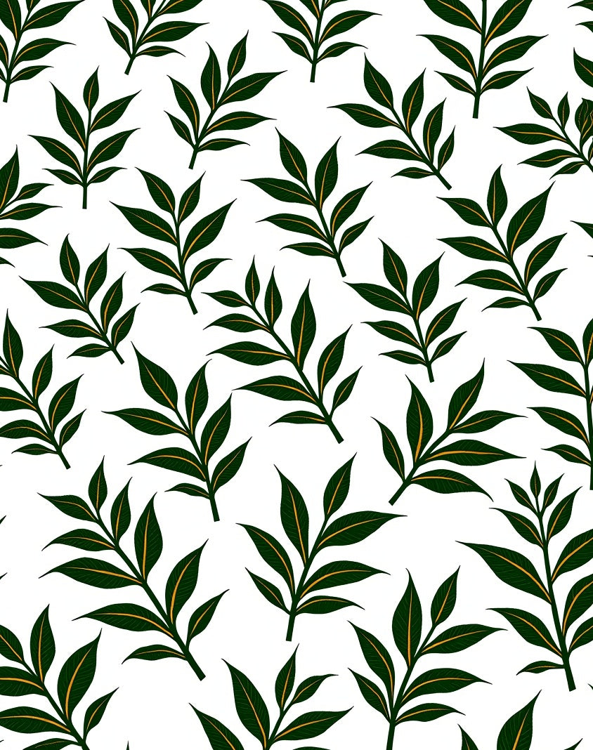 Botanical Branch Pattern Delight Rug