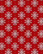 Crimson White Geometric Floral Medallion Rug