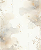 Ethereal Floral Outline Scenic Pattern Rug