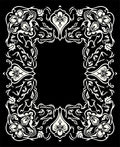 Ornate Floral Vine Scroll Pattern Rug