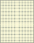 Modern Grid Pattern Cream Rug