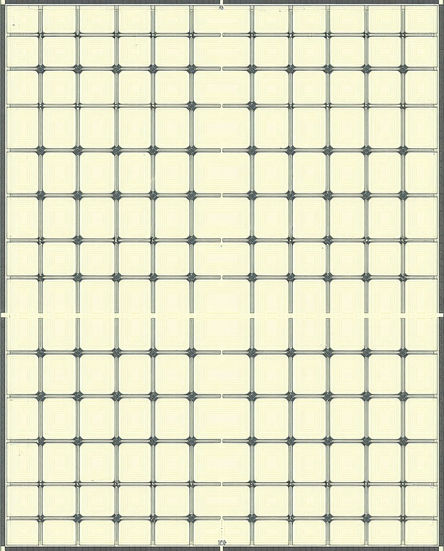 Modern Grid Pattern Cream Rug