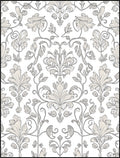 Elegant Floral Vine Pattern Rug