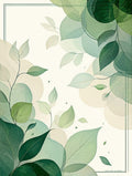 Greenery Floral Artwork Design Rug