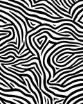 Bold Black and White Stripes Design Rug