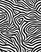 Bold Black and White Stripes Design Rug