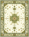 Classic Floral Scrollwork Medallion Rug
