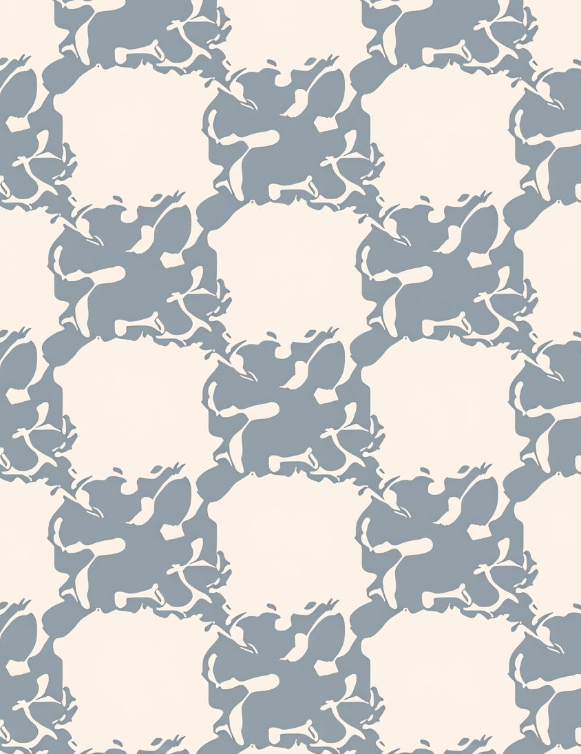 Soft Blush Cloud Pattern Rug