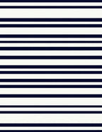 Classic Navy And White Stripes Rug