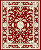 Rich Floral Vine Intricate Design Rug