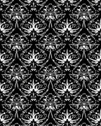 Ornate Floral Symmetry Pattern Rug