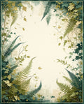 Lush Forest Fern Botanical Garden Rug