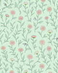 Spring Birds Floral Pattern Design Rug