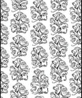 Abstract Floral Swirl Pattern Rug