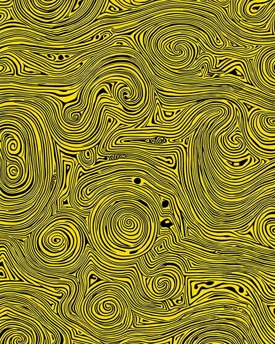 Abstract Swirl Pattern Rug