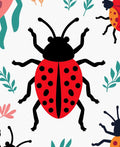 Cute Ladybugs Garden Pattern Rug