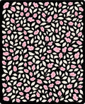 Floral Whimsical Pink Cream Pattern Rug