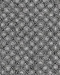 Abstract Black White Organic Pattern Rug