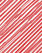 Red White Diagonal Stripe Rug