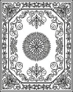 Vintage Floral Mandala Garden Design Rug