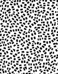 Abstract Black White Dash Pattern Rug