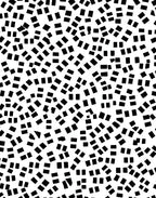 Abstract Black White Dash Pattern Rug