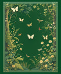 Enchanted Garden Butterfly Floral Design Rug